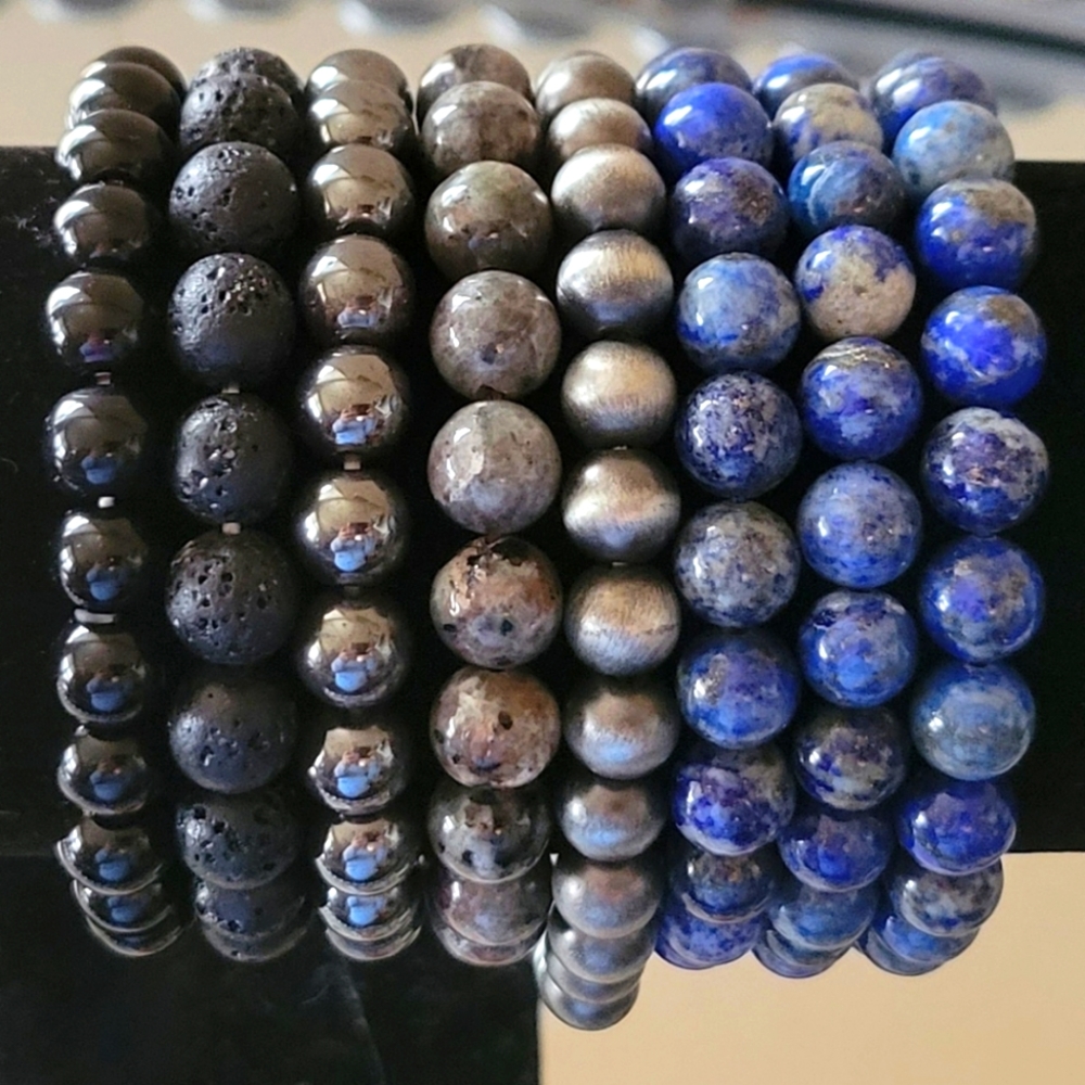 Natural Stone Beaded, Stretch Bracelets 1 for $10 or 2 for $16, NWOT